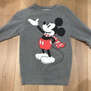 Disney Gray Mickey Mouse Sweatshirt